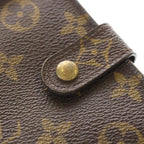 Louis Vuitton Monogram Canvas Compact Zip Wallet Bifold Brown — view 5
