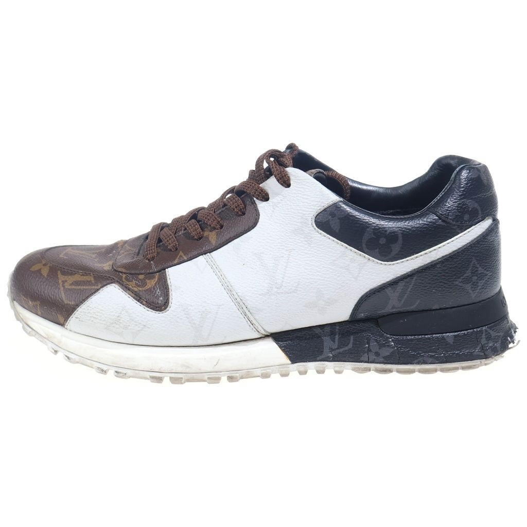 Louis Vuitton Run Away Monogram Low Cut Sneakers Brown White