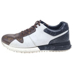 Louis Vuitton Run Away Monogram Low Cut Sneakers Brown White