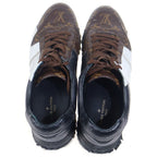 Louis Vuitton Run Away Monogram Low Cut Sneakers Brown White — view 4
