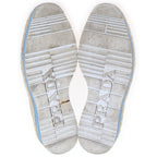 Prada Wingtip Espadrille Leather Shoes Black Blue — view 5