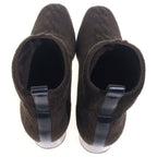 Hermes Volvert Exlibris Knit Short Boots Brown — view 4