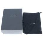 Saint Laurent Paris Origami Tiny Wallet Trifold Coin Case Brown Beige Leather — view 6