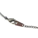 Louis Vuitton Pendant LV Instinct Monogram Chain Necklace Silver — view 4