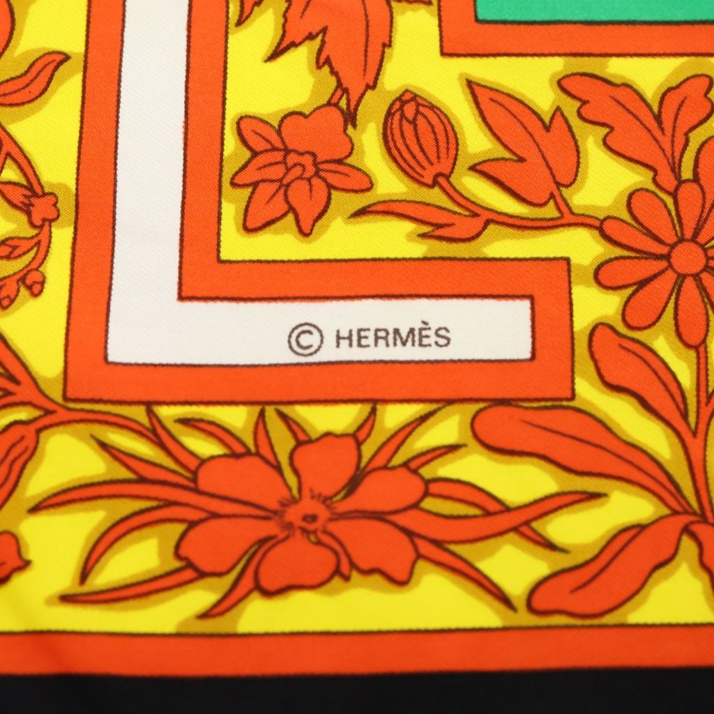 Hermes Carre 90 Joyaux de Lete Summer Silk Scarf Multicolor — view 6