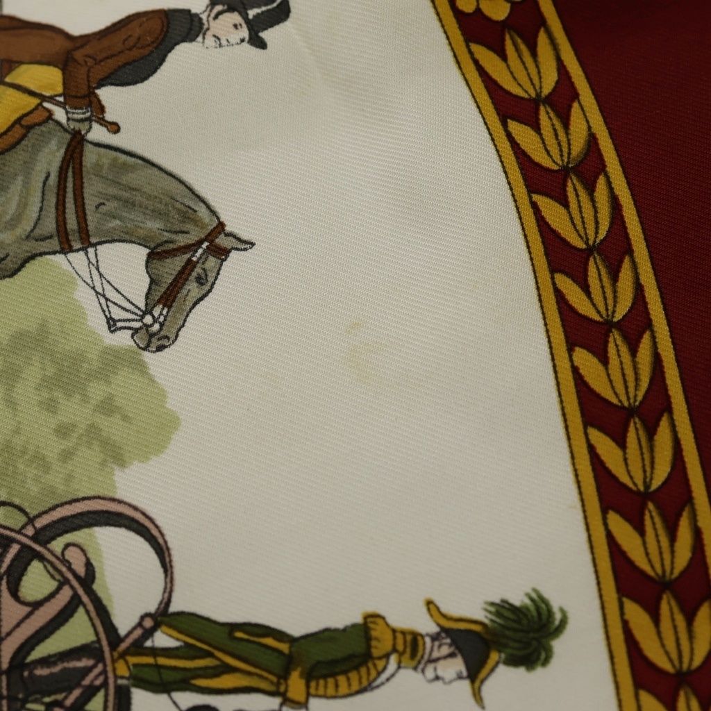 Hermes Carre 90 la Promenade de Longchamps Walk to Long Chien Silk Scarf — view 6