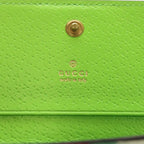 Gucci Ophidia GG Supreme Sherry Leather Card Case Business Holder Bicolor Brown — view 5