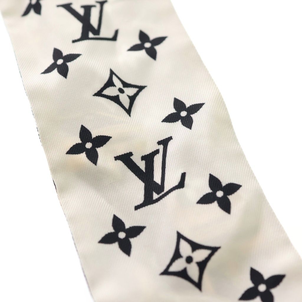 Louis Vuitton Bandeau BB Let's Go Silk Scarf Black Noir — view 6