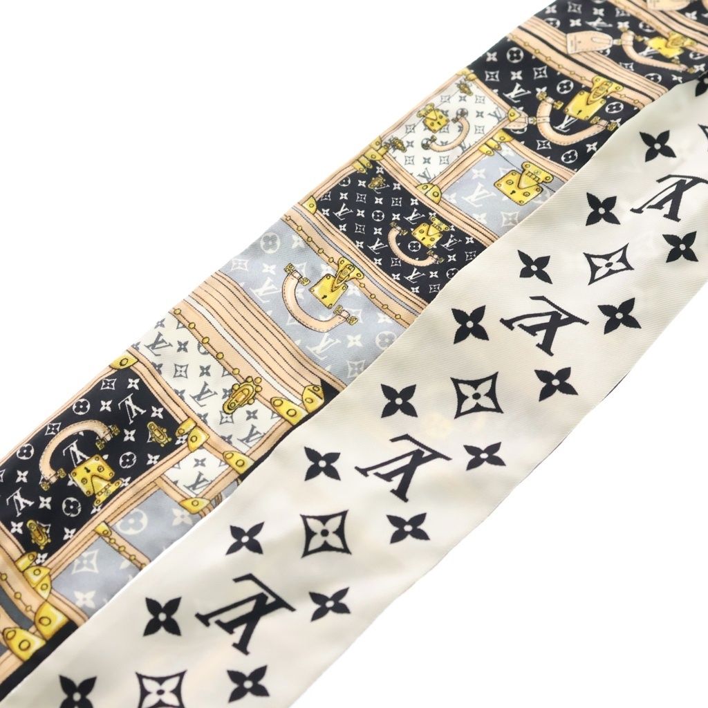 Louis Vuitton Bandeau BB Let's Go Silk Scarf Black Noir — view 4