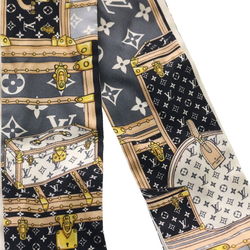 Louis Vuitton Bandeau BB Let's Go Silk Scarf Black Noir — view 2