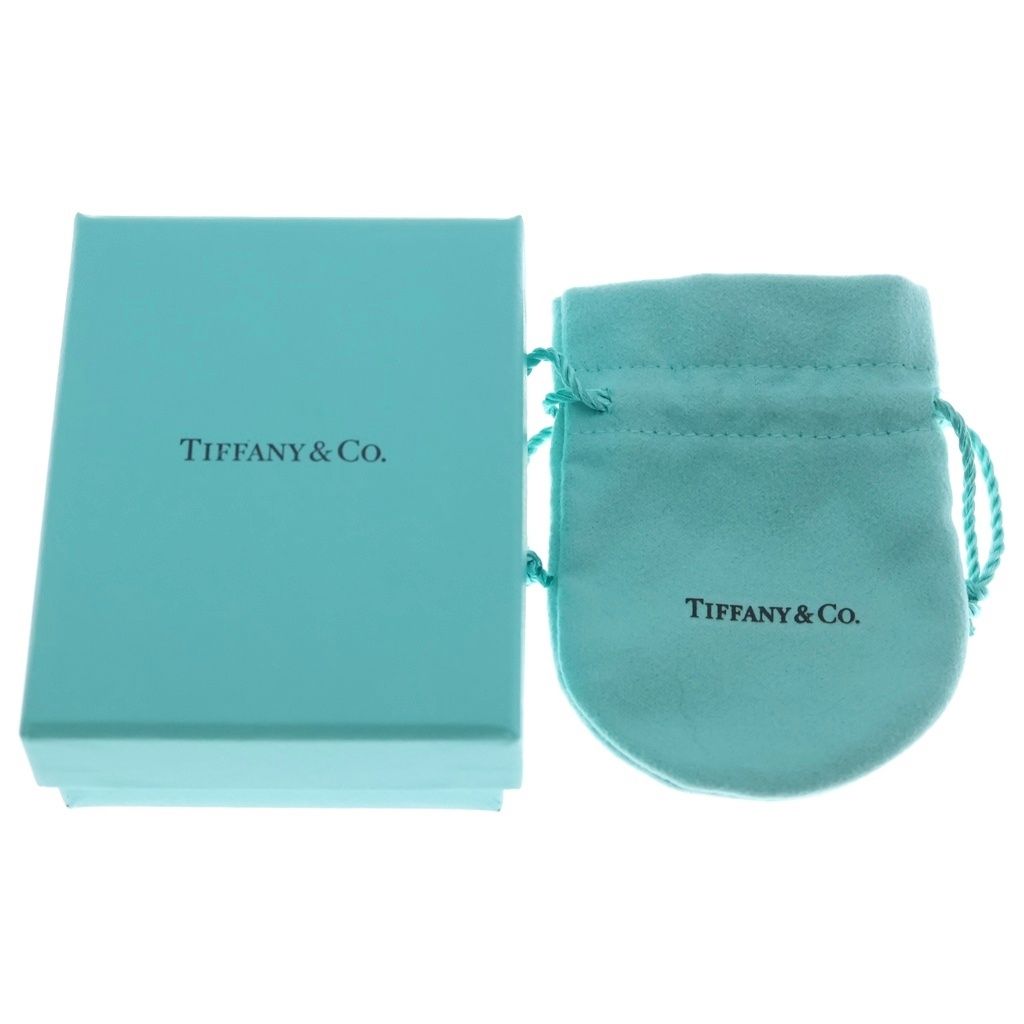 Tiffany & Co Open Heart Hoop Earrings Silver — view 6