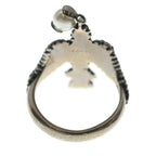 Gucci Eagle Pearl Ring Silver — view 2
