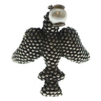 Gucci Eagle Pearl Ring Silver — view 4