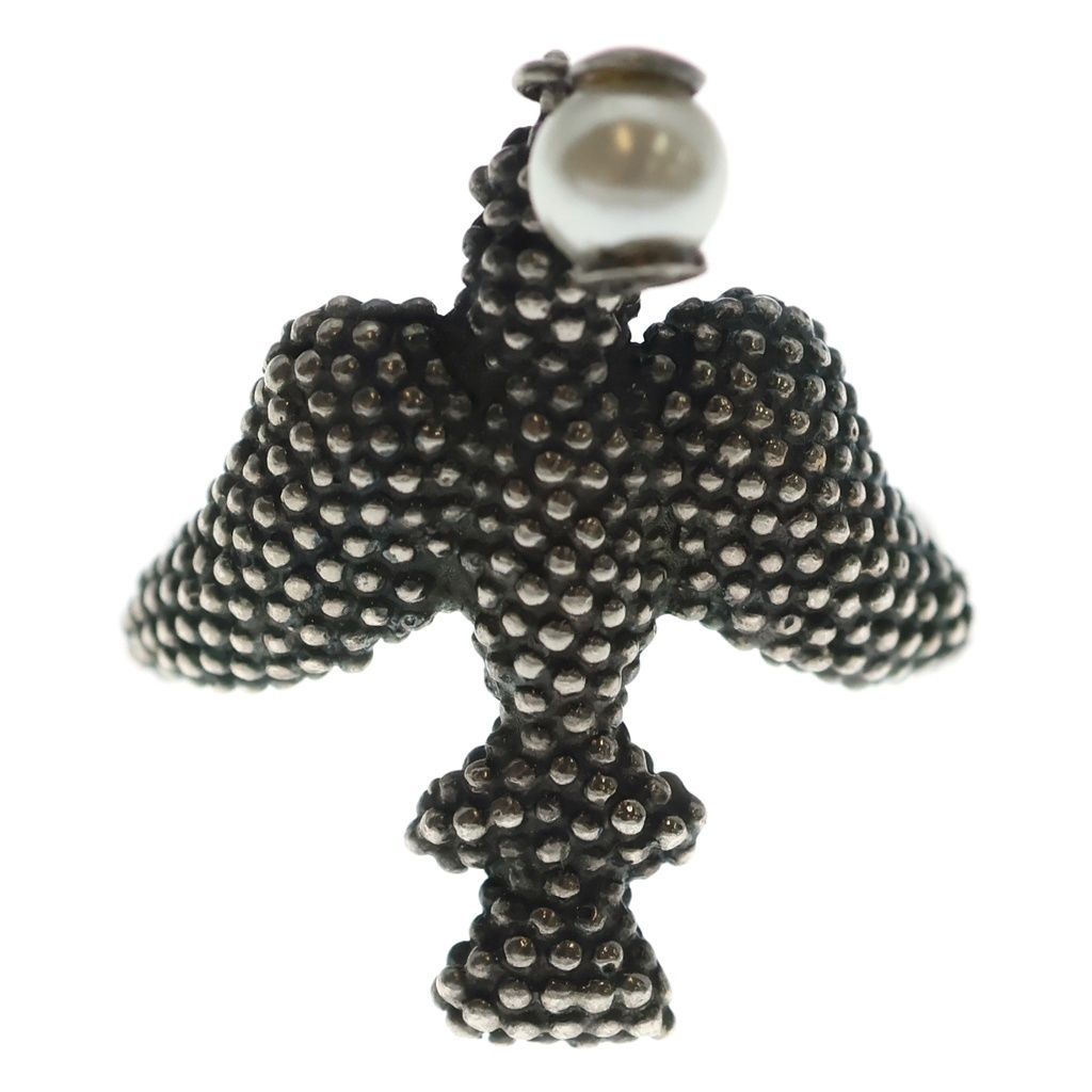 Gucci Eagle Pearl Ring Silver — view 4