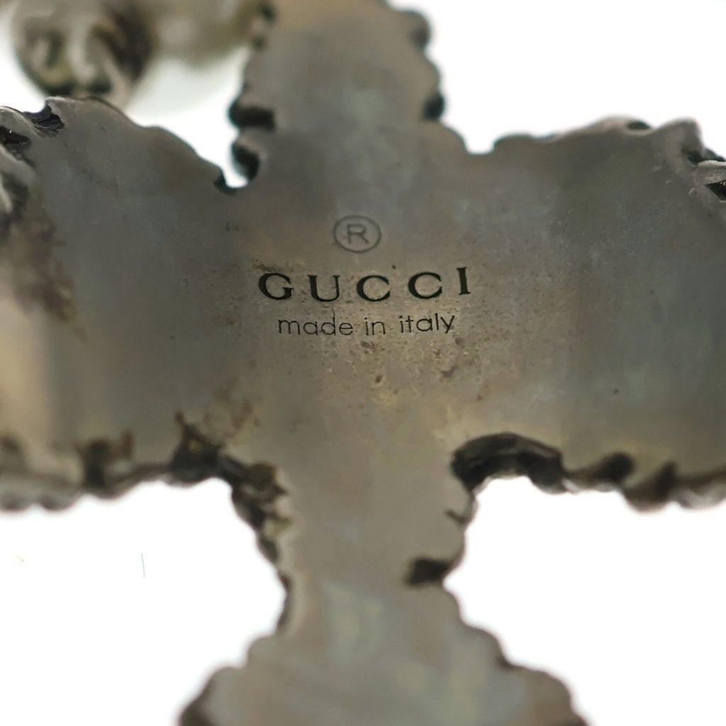 Gucci Eagle Pearl Ring Silver — view 6