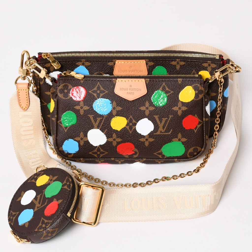 Louis Vuitton Yayoi Kusama Multi Pochette Accessoires Monogram Canvas Multicolor