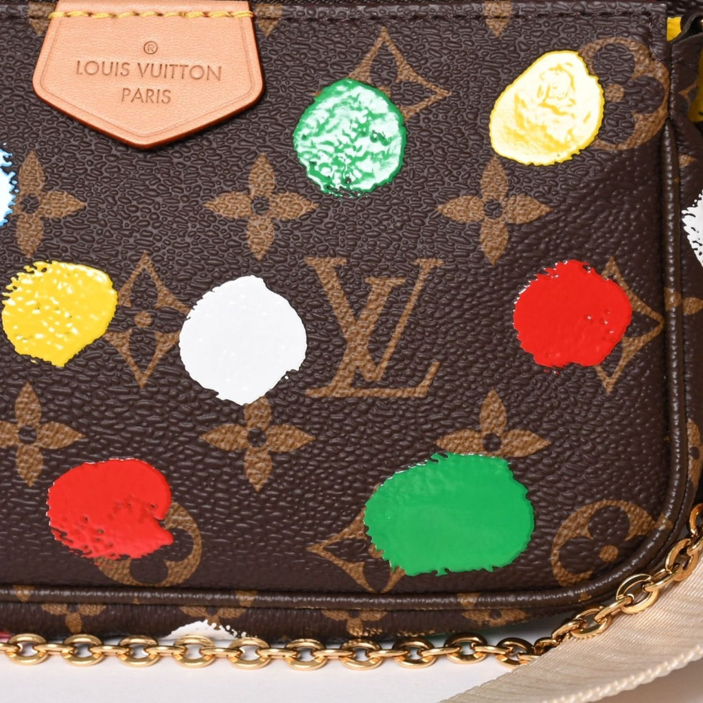 Louis Vuitton Yayoi Kusama Multi Pochette Accessoires Monogram Canvas Multicolor — view 8