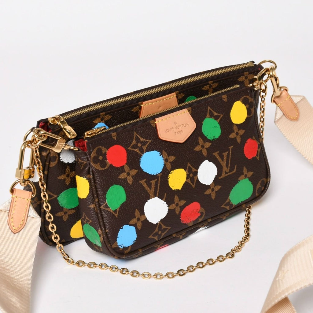 Louis Vuitton Yayoi Kusama Multi Pochette Accessoires Monogram Canvas Multicolor — view 3
