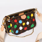 Louis Vuitton Yayoi Kusama Multi Pochette Accessoires Monogram Canvas Multicolor — view 3