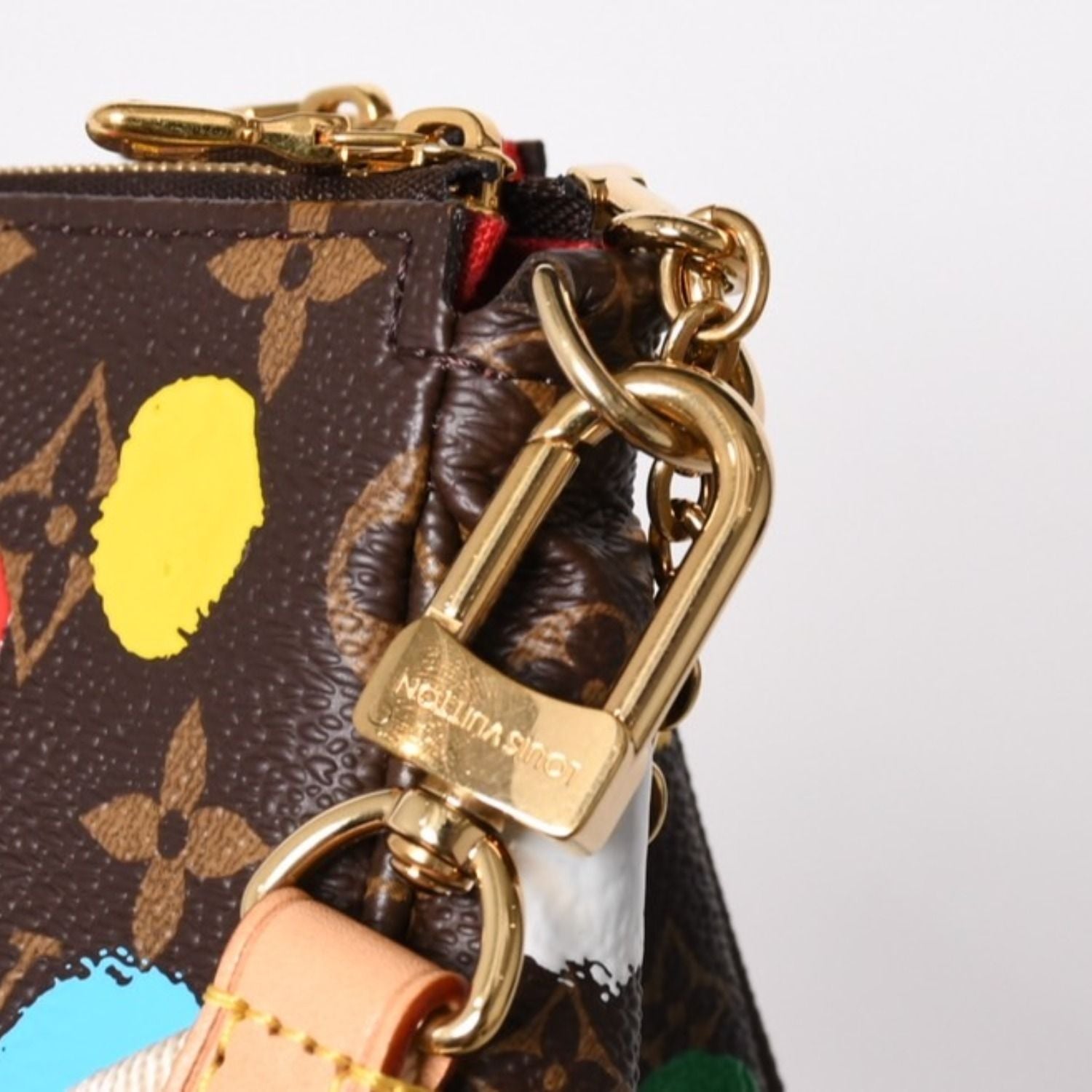 Louis Vuitton Yayoi Kusama Multi Pochette Accessoires Monogram Canvas Multicolor — view 6