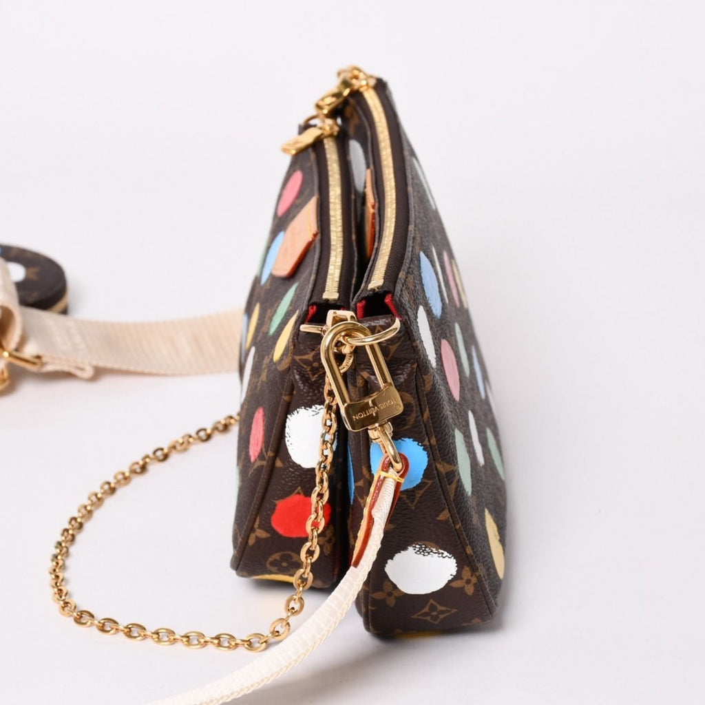Louis Vuitton Yayoi Kusama Multi Pochette Accessoires Monogram Canvas Multicolor — view 4