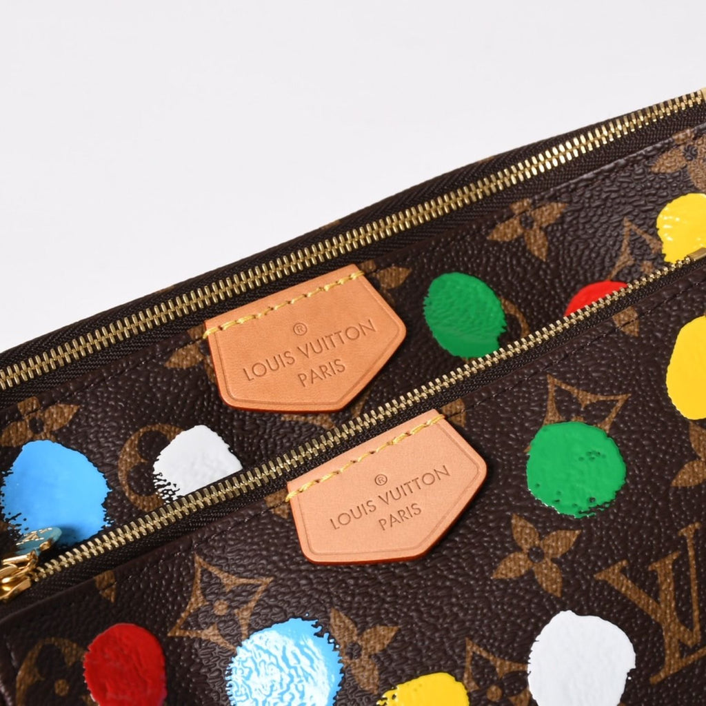 Louis Vuitton Yayoi Kusama Multi Pochette Accessoires Monogram Canvas Multicolor — view 5