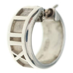 Tiffany & Co Atras Hoop Earrings Silver