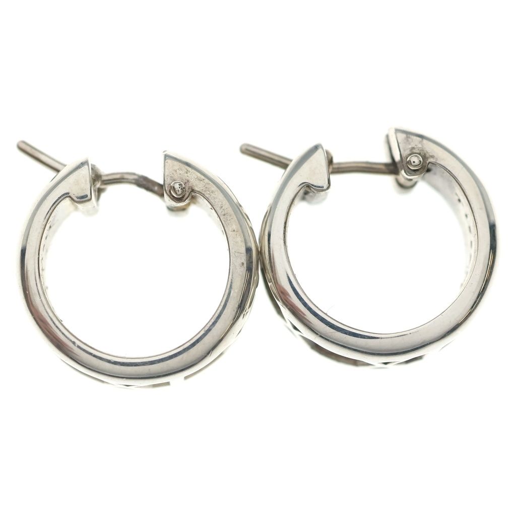 Tiffany & Co Atras Hoop Earrings Silver — view 4