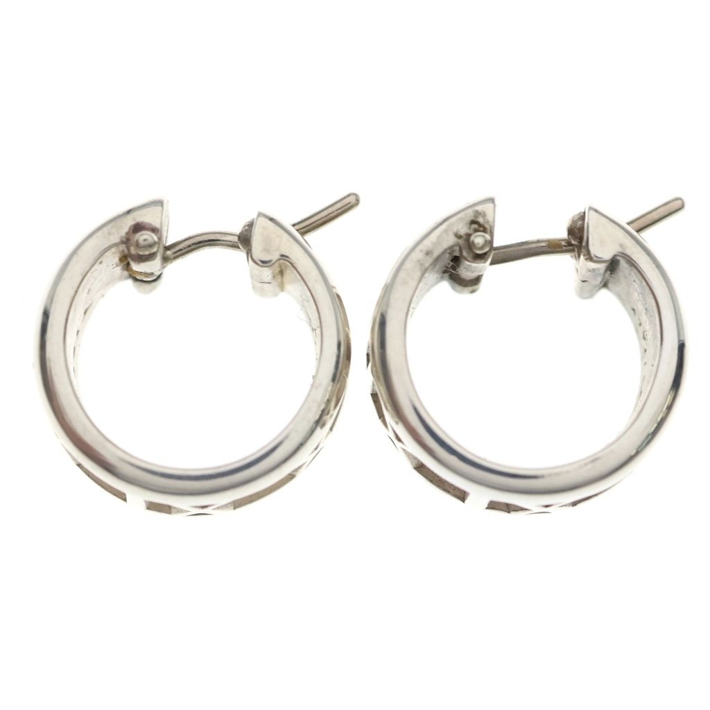 Tiffany & Co Atras Hoop Earrings Silver — view 3