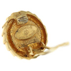 Chanel Vintage Faux Pearl Earrings Gold White — view 5