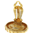 Chanel Vintage Faux Pearl Earrings Gold White — view 6