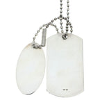 Gucci Dog Tag Ball Chain ID Necklace Silver — view 3