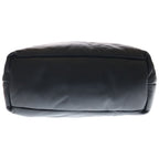 Saint Laurent Paris Wide Puffer Nappa Leather Logo Tote Black — view 4