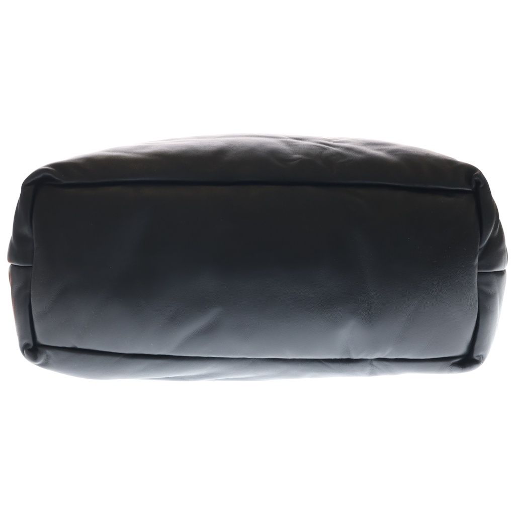 Saint Laurent Paris Wide Puffer Nappa Leather Logo Tote Black — view 4