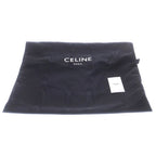 Celine Logo Embroidery Plaid Wool Backpack Red Black — view 8