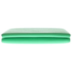 Hermes Calvi Duo Epsom Silver Card Case Business Holder Coin Vert Vertigo Jaune — view 5
