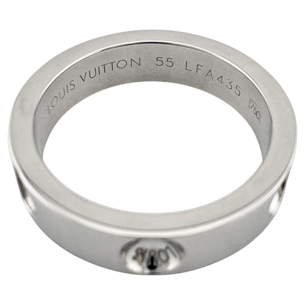 Louis Vuitton Petit Bak Empreinte Ring 18k White Gold — view 5