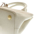 Prada Jardinier Linen Blend Mini 2-Way Shoulder Bag Natural — view 5