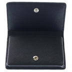 Prada Saffiano Leather Card Case Business Holder Black — view 4