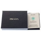 Prada Saffiano Leather Card Case Business Holder Black — view 6