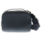 Loewe Anagram Camera Bag Black Leather Silver