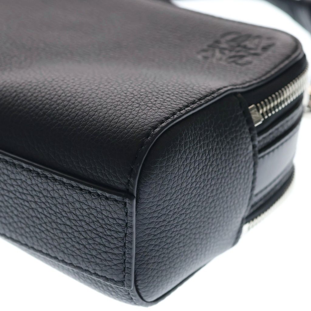 Loewe Anagram Camera Bag Black Leather Silver — view 5