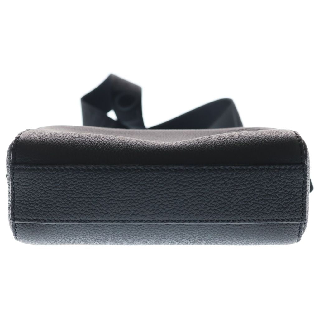 Loewe Anagram Camera Bag Black Leather Silver — view 4