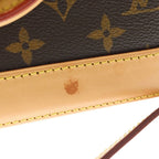 Louis Vuitton Monogram Alma BB 2-Way Shoulder Bag Brown Leather Gold — view 8