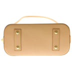 Louis Vuitton Monogram Alma BB 2-Way Shoulder Bag Brown Leather Gold — view 4