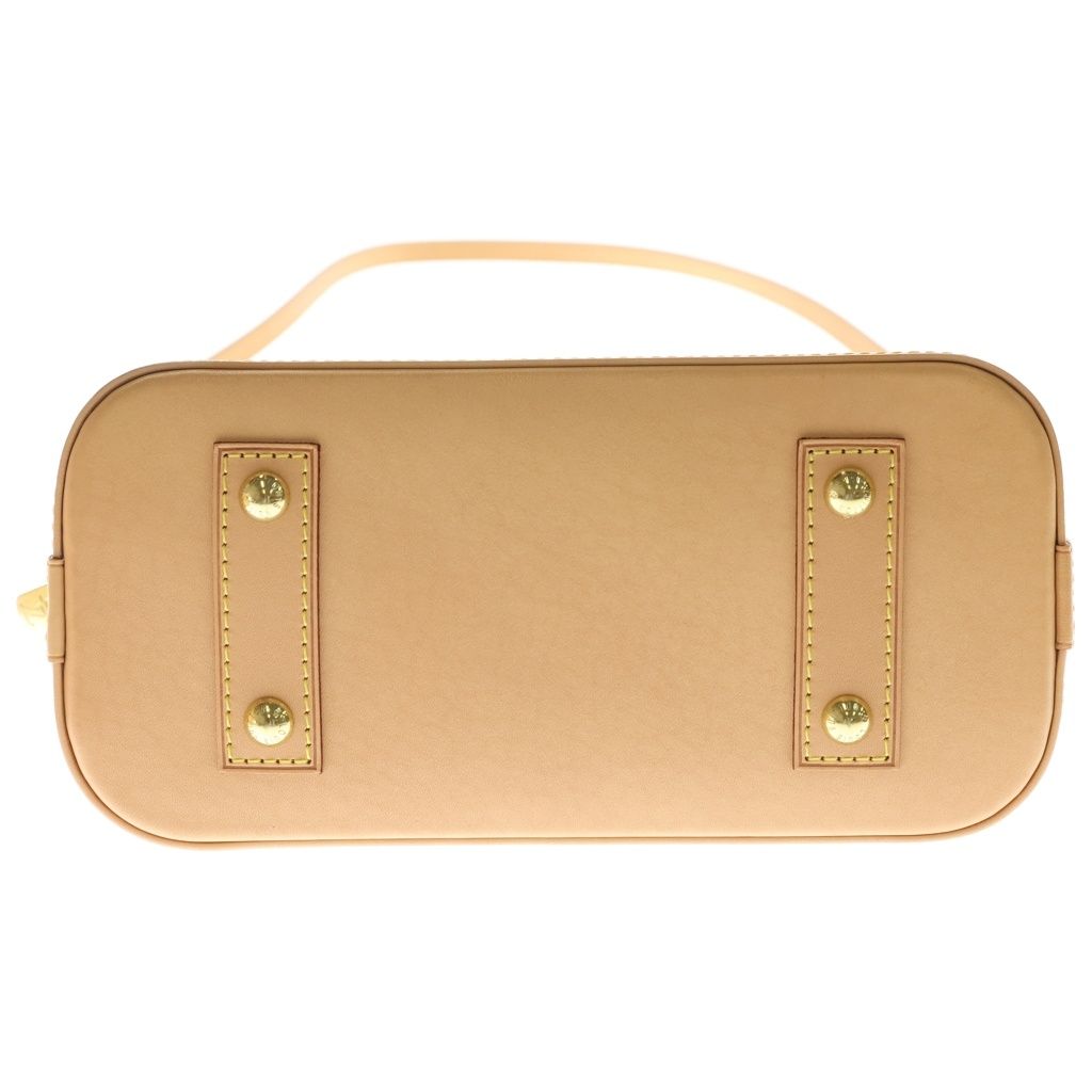 Louis Vuitton Monogram Alma BB 2-Way Shoulder Bag Brown Leather Gold — view 4