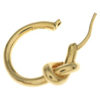 Celine Knot Small Hoop Earrings Gold Plated — view 6
