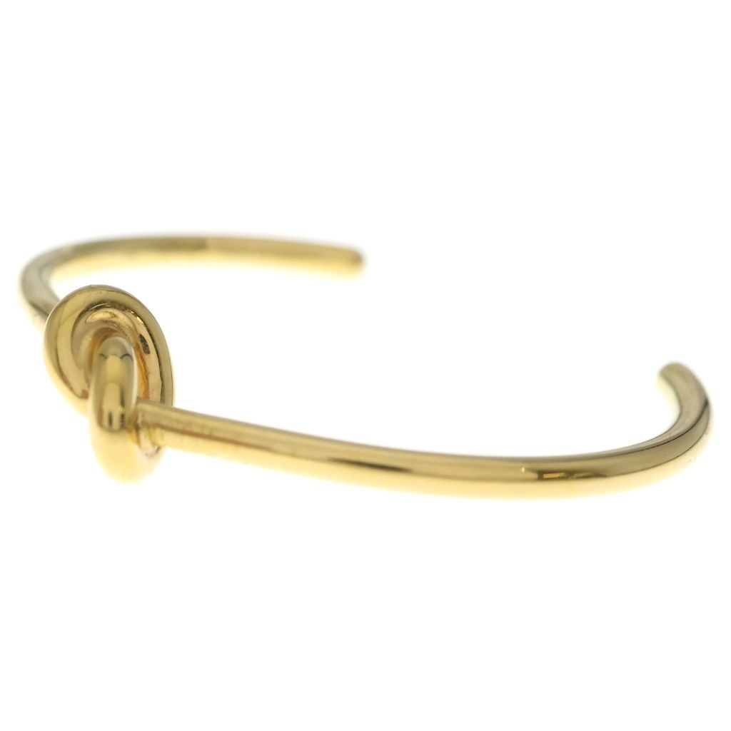 Celine Knot Extra Thin Bangle Gold Plated Bracelet