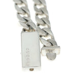 Gucci Chain Logo Plate Bracelet Silver — view 6