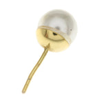 Dior Logo Faux Pearl Rhinestone Tribal Earrings Gold — view 6